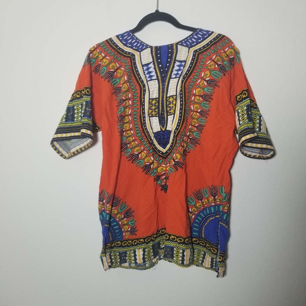 Vibrant Dashiki Tunic - Picture 2 of 2